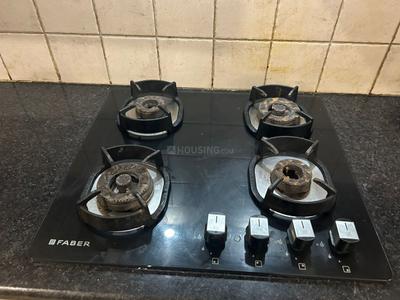 Kitchen Image of 1200 Sq.ft 3 BHK Apartment / Flat for sale in Singhpura Zirakpur for Rs. 6200000