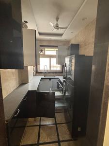 Kitchen Image of 1200 Sq.ft 3 BHK Builder Floor for rent in Jhandewalan New Delhi for Rs. 53331