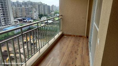 Balcony Image of 945 Sq.ft 3 BHK Apartment / Flat for rent in 24Life Exotica, Dudulgaon Pune for Rs. 23500