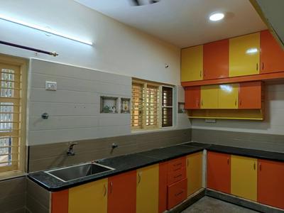 Kitchen Image of 1200 Sq.ft 2 BHK Builder Floor for rent in Jakkur Bengaluru for Rs. 20000