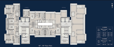 Image of 780 Sq.ft 2 BHK Apartment / Flat for sale in Silicon Avenue, Mulund East, Mumbai for Rs. 16000000