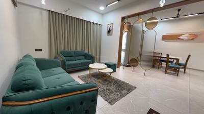 Living Room Image of 2500 Sq.ft 3 BHK Apartment / Flat for rent in Saamarth H7, PDPU Road Gandhinagar for Rs. 55000