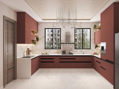 Kitchen Image of 1200 Sq.ft 2 BHK Apartment / Flat for sale in Soar Azure Residences, Andheri West Mumbai for Rs. 33600000