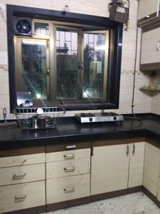 Kitchen Image of 595 Sq.ft 1 BHK Apartment / Flat for rent in Sanpada Navi Mumbai for Rs. 38000