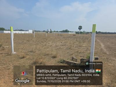 Image of 4800 Sq.ft Residential Plot / Land for sale in Pattipulam, Chennai for Rs. 10000000