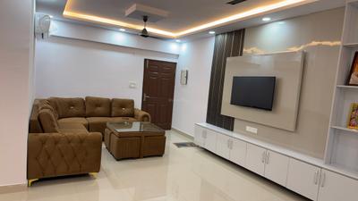 Living Room Image of 1800 Sq.ft 3 BHK Apartment / Flat for rent in Blue Mountain, Kalli Pashchim Lucknow for Rs. 35000