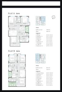 Image of 986 Sq.ft 3 BHK Apartment / Flat for sale in Gananayak Mirania Enclave, Salt Lake City, Kolkata for Rs. 6600000