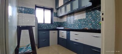 Kitchen Image of 525 Sq.ft 1 BHK Apartment / Flat for rent in Sancheti Pratik Nagar, Yerawada Pune for Rs. 18000