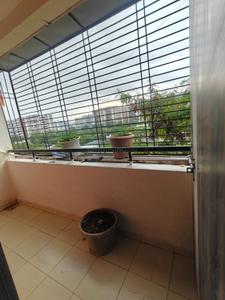 Balcony Image of 600 Sq.ft 2 BHK Apartment / Flat for rent in Nirvana Devakis Flying Heights, Dighi Pune for Rs. 23000