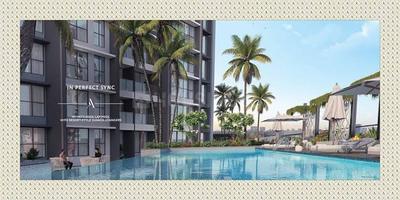 Image of 1500 Sq.ft 3 BHK Apartment / Flat for sale in Metrosatyam Grand Atlantis, Kharghar, Navi Mumbai for Rs. 16800000