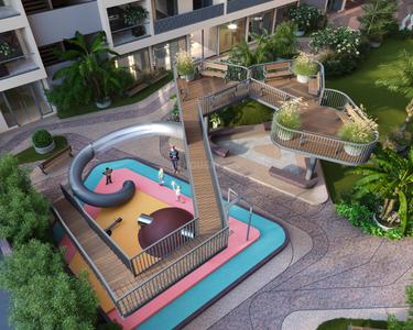 Image of 1377 Sq.ft 2 BHK Apartment / Flat for sale in The Green Parmeshwar, Jagatpur, Ahmedabad for Rs. 7000000