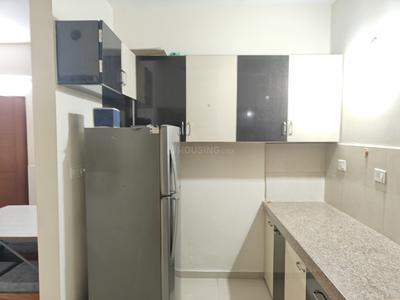 Kitchen Image of 1080 Sq.ft 2 BHK Apartment / Flat for rent in Adani The Meadows, Shantigram Ahmedabad for Rs. 37000