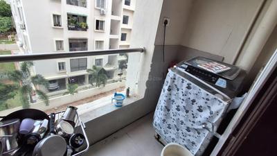 Balcony Image of 1300 Sq.ft 2 BHK Apartment / Flat for rent in Paramount Hill County, Kondapur Hyderabad for Rs. 40000