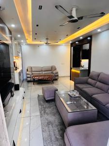 Hall Image of 2150 Sq.ft 4 BHK Apartment / Flat for rent in Rishita Manhattan, Gomti Nagar Extension Lucknow for Rs. 65000