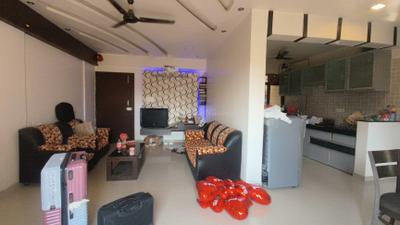 Living Room Image of 1500 Sq.ft 3 BHK Apartment / Flat for sale in Kolte Patil Margosa Heights, Mohammed Wadi Pune for Rs. 11800000
