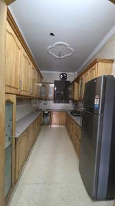 Kitchen Image of 400 Sq.ft 1 BHK Builder Floor for rent in Pitampura New Delhi for Rs. 24000
