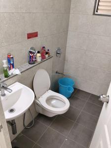Common Bathroom Image of 1360 Sq.ft 3 BHK Apartment / Flat for sale in Orchid Valley, Shela Ahmedabad for Rs. 6700000