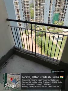 Balcony Image of 1850 Sq.ft 3 BHK Apartment / Flat for rent in Supreme Tower, Sector 99 Noida for Rs. 30000