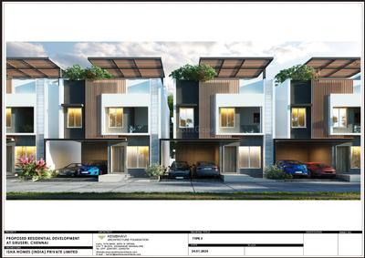 Image of 1543 Sq.ft 3 BHK Independent House for sale in Sholinganallur, Chennai for Rs. 13500000