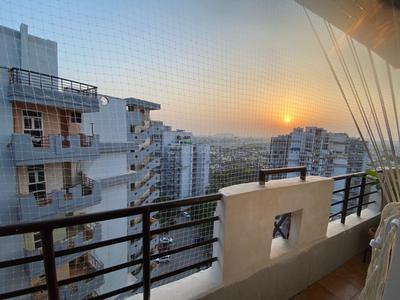 Balcony Image of 1200 Sq.ft 2 BHK Apartment / Flat for sale in Supertech Icon, Indirapuram Ghaziabad for Rs. 10500000