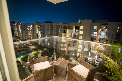 Balcony Image of 1973 Sq.ft 3 BHK Apartment / Flat for rent in Casagrand Amethyst, Sholinganallur Chennai for Rs. 60000
