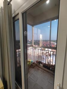 Balcony Image of 1427 Sq.ft 2.5 BHK Apartment / Flat for rent in Adani Elysium, Shantigram Ahmedabad for Rs. 45000