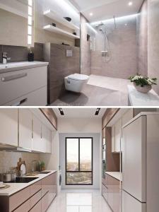 Kitchen Image of 800 Sq.ft 2 BHK Apartment / Flat for sale in Raunak Centrum, Chembur Mumbai for Rs. 19100000