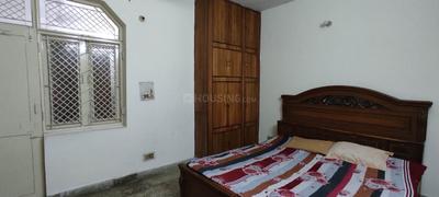 Bedroom Image of 450 Sq.ft 1 RK Builder Floor for rent in Ramesh Nagar New Delhi for Rs. 19000