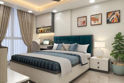Bedroom Image of 1300 Sq.ft 3 BHK Apartment / Flat for rent in Chordias The Crown, Durgapura Jaipur for Rs. 90000