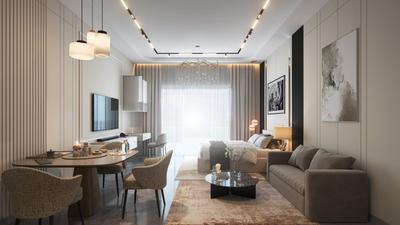 Hall Image of 1050 Sq.ft 3 BHK Apartment / Flat for sale in The Vibe Live The High Life, Gazipur Zirakpur for Rs. 13210000