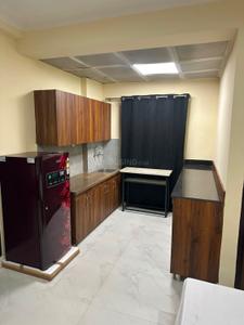 Kitchen Image of 700 Sq.ft 1 RK Builder Floor for rent in Sector 40 Gurgaon for Rs. 18500
