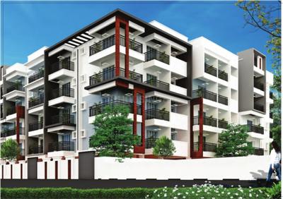 Image of 1278 Sq.ft 3 BHK Apartment / Flat for sale in Aadhava Elite Homes, Kothanur, Bengaluru for Rs. 15500000