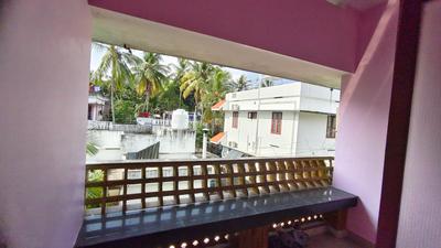 Balcony Image of 1500 Sq.ft 3 BHK Builder Floor for rent in Menamkulam Thiruvananthapuram for Rs. 8000