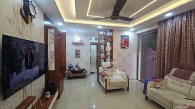Living Room Image of 1000 Sq.ft 3 BHK Apartment / Flat for sale in Skyi Star City, Dhayari Pune for Rs. 7800000