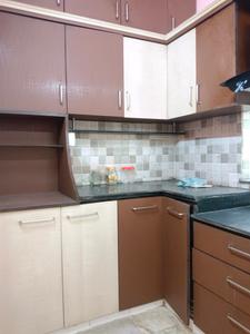 Kitchen Image of 800 Sq.ft 1 BHK Apartment / Flat for rent in Mukundapur Kolkata for Rs. 18000