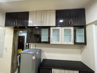 Kitchen Image of 750 Sq.ft 1 BHK Apartment / Flat for rent in Ashtavinayak City, Fursungi Pune for Rs. 19500