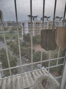 Balcony Image of 1000 Sq.ft 1 BHK Apartment / Flat for sale in Rajhans Kshitij Iris Wing E F G, Vasai West Vasai for Rs. 8500000