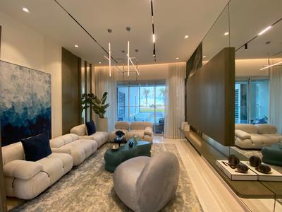 Living Room Image of 2000 Sq.ft 3 BHK Apartment / Flat for sale in Raheja Atlantis 1, Juinagar Navi Mumbai for Rs. 45000000