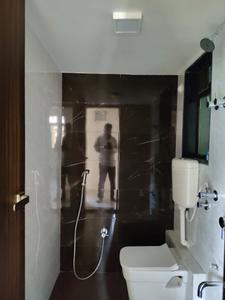 Common Bathroom Image of 550 Sq.ft 1 BHK Apartment / Flat for rent in Kasarvadavali Thane for Rs. 18500