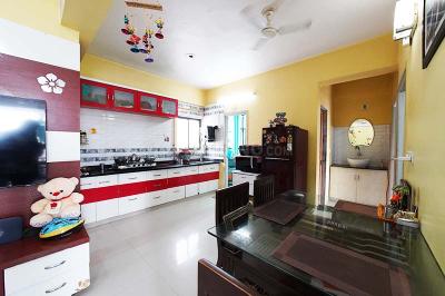 Kitchen Image of 1242 Sq.ft 2 BHK Apartment / Flat for sale in Shubh Candid, Kudasan Gandhinagar for Rs. 6300000