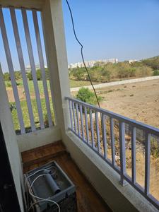 Balcony Image of 555 Sq.ft 1 BHK Independent House for rent in Marunji Pune for Rs. 9000