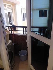 Balcony Image of 1275 Sq.ft 2 BHK Apartment / Flat for rent in Aparna Sarovar Zenith, Nallagandla Hyderabad for Rs. 45000