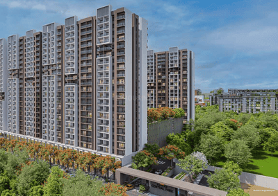 Image of 1131 Sq.ft 2 BHK Apartment / Flat for sale in Kohinoor Central Park Phase 1, Maan, Pune for Rs. 8600000