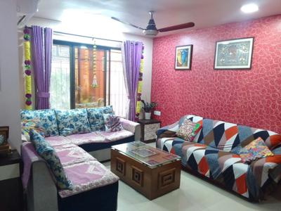 Hall Image of 905 Sq.ft 2 BHK Apartment / Flat for rent in Aakash Ganga Complex, Hiranandani Estate Thane for Rs. 30000