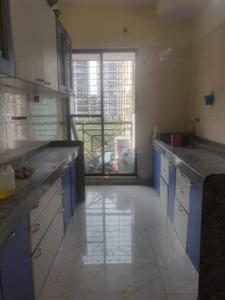 Kitchen Image of 1000 Sq.ft 2 BHK Apartment / Flat for rent in Trishul Terraces, Kopar Khairane Navi Mumbai for Rs. 55000