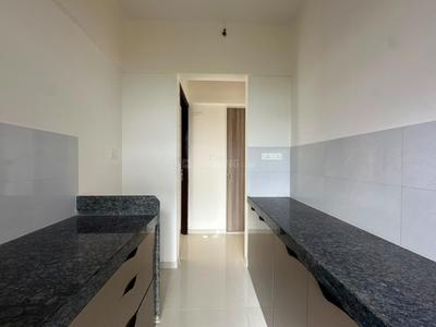Kitchen Image of 657 Sq.ft 1 BHK Apartment / Flat for rent in Ashar Arize, Kalwa Thane for Rs. 32000
