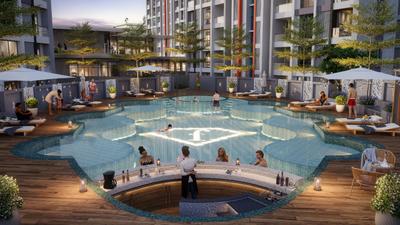 Image of 1412 Sq.ft 3 BHK Apartment / Flat for sale in F Premium, Tathawade, Pune for Rs. 13400000