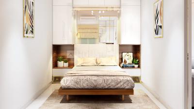 Bedroom Image of 1033 Sq.ft 2.5 BHK Apartment / Flat for sale in Siruseri Chennai for Rs. 7100000