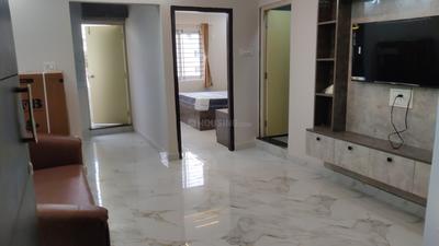 Living Room Image of 650 Sq.ft 1 BHK Apartment / Flat for rent in Brookefield Bengaluru for Rs. 33000