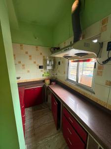 Kitchen Image of 1000 Sq.ft 3 BHK Apartment / Flat for sale in Teghoria Kolkata for Rs. 4000000